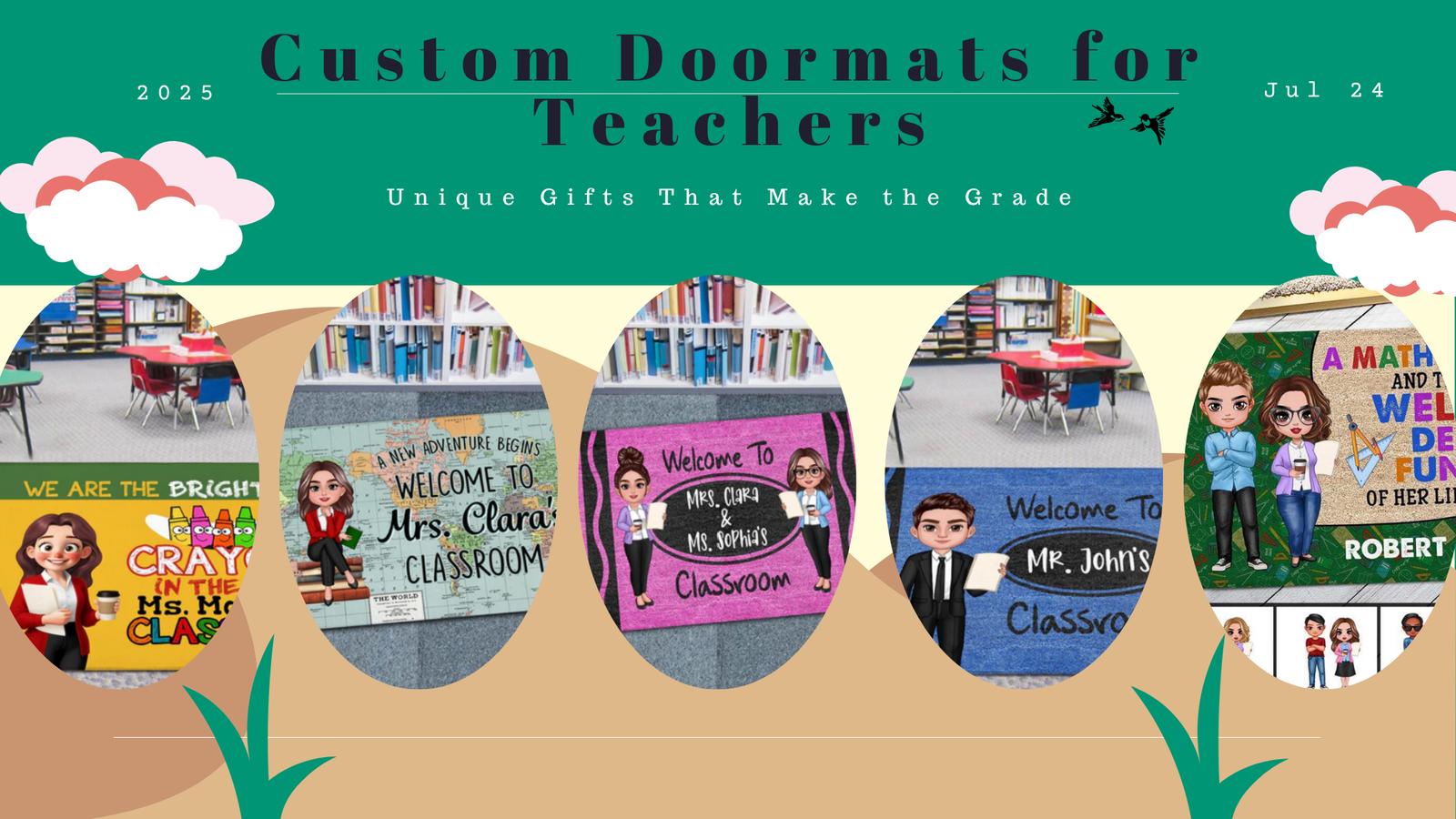 Custom Doormats for Teachers - Unique Gifts That Make the Grade - Jul 24
