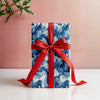 Marble Blue Gift Wrapping Paper