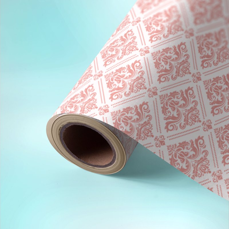Pink Baroque Gift Wrapping Paper