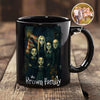 Custom Gothic Family Portrait from Photo Personalized Mug, Halloween Decor