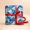 Marble Blue Gift Wrapping Paper