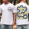 Tired Dads Club Construction Car Track Massage Double-Sided Shirt - Funny Father's Day Gift For Dad