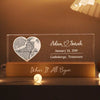 Where It All Began Couple Proposal Engagement Anniversary Acrylic LED Night Light, Personalized Couple LED Night Light, Heartfelt Keepsake For Couples