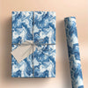 Marble Blue Gift Wrapping Paper