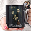 Custom Gothic Family Portrait from Photo Personalized Mug, Halloween Decor