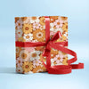 Retro Flower Gift Wrapping Paper