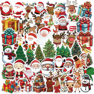 Cartoon Christmas Sticker (Randomly Selected)