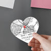 Where It All Began Custom Map Personalized Acrylic Magnet, Anniversary Gift For Him, For Her, For The Couple