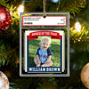 Rookie Of The Year Kid All Star 1st Christmas Trading Card Style - Personalized Acrylic Ornament - Christmas Gift For Kid