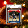 Rookie Of The Year Kid All Star 1st Christmas Trading Card Style - Personalized Acrylic Ornament - Christmas Gift For Kid