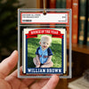 Rookie Of The Year Kid All Star 1st Christmas Trading Card Style - Personalized Acrylic Ornament - Christmas Gift For Kid