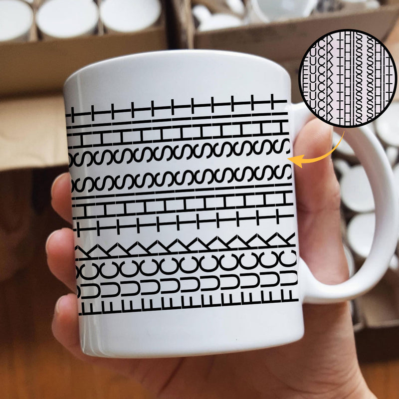 FK This Sht Funny Mug 11oz, Hidden Funny Message Mug, Father's Day Gift for Dad, Gift for Colleagues