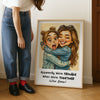 Custom Caricature Portrait from Photo Personalized Poster, Funny Gift for Couples, Friends, Pets, Family