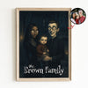 Custom Gothic Family Portrait from Photo - Personalized Poster