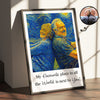 Couple You & Me We Got This Personalized Poster, Van Gogh Wall Art for Couples, Anniversary Gift for him, Gift for her