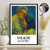 Couple You & Me We Got This Personalized Poster, Van Gogh Wall Art for Couples, Anniversary Gift for him, Gift for her