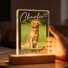 If Love Alone Could Have Kept You Here - Personalized Acrylic Block LED Night Light - Heartfelt Pet Loss Memorial Keepsake