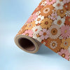 Retro Flower Gift Wrapping Paper