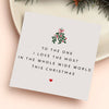 To the one I love the most in the whole wide world this Christmas