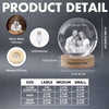 Mother's Day Photo - Personalized Crystal Ball LED Night Light - Sentimental Gift for Mom, Wife