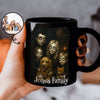 Custom Gothic Family Portrait from Photo Personalized Mug, Halloween Decor