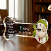 Once By My Side Forever In My Heart - Personalized Acrylic Block Plaque - Heartfelt Pet Memorial Keepsake