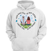 Have You In My Heart Blue Butterflies Memorial Personalized Hoodie Sweatshirt