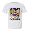 Grandpa Bad Influence Gift Personalized Shirt