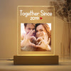 Couple Photo Anniversary Gift For Him Gift For Her Personalized Rectangle Acrylic Plaque LED Lamp Night Light