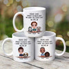 Dear Dog Dad Forget Father‘s Day Gift Doll Style Personalized Mug