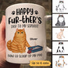 Happy Further‘s Day Human Cat Servant Now Scoop Up Our Poo Personalized Mug