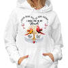 Cardinals God Has You In His Arms Memorial Personalized Hoodie Sweatshirt