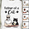 Father Of Cats Old Man Personalized Shirt