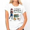 Gardening Hang Out With Dogs Stick Lady Personalized Shirt