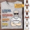 The Legend Grandpa Old Man Father's Day Birthday Gift For Grandpa Personalized Shirt