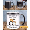 Happy Father‘s Day Human Servant Gift For Cat Dad Personalized Color Changing Mug