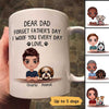 Dear Dog Dad Forget Father‘s Day Gift Doll Style Personalized Mug