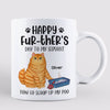 Happy Further‘s Day Human Cat Servant Now Scoop Up Our Poo Personalized Mug