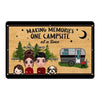 Making Memories Camping Family Dog Cat Personalized Doormat