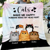 Fluffy Cat Personalized Fleece Blanket