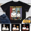 Grandson & Grandpa Besties Since Personalized Youth Shirt