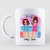 Travel Is Therapy Doll Besties Personalized Mug