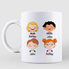 World‘s Best Grandma Family Kid Face Personalized Coffee Mug