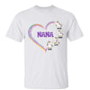 Grandmacorn Grandma Mom Heart Cute Unicorn Personalized Shirt