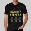 Grandpa Keepers Stick Figure Personalized Shirt