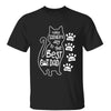 Happy Father Day To The Best Cat Dad Personalized Cat Dad Shirt