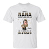 Blessed Nana Grandma Leopard Personalized Shirt