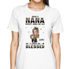 Blessed Nana Grandma Leopard Personalized Shirt