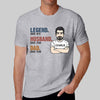 Retro The Legend Dad Personalized Shirt