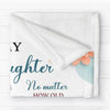 From Grandma To My Granddaughter Grandson Gift For Grandchildren Personalized Fleece Blanket